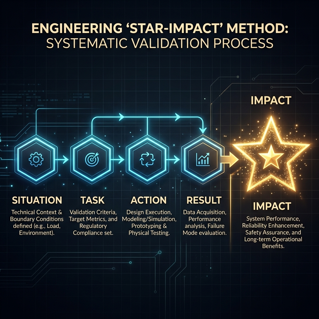 Visualization of the STAR-Impact method for an engineering failure scenario